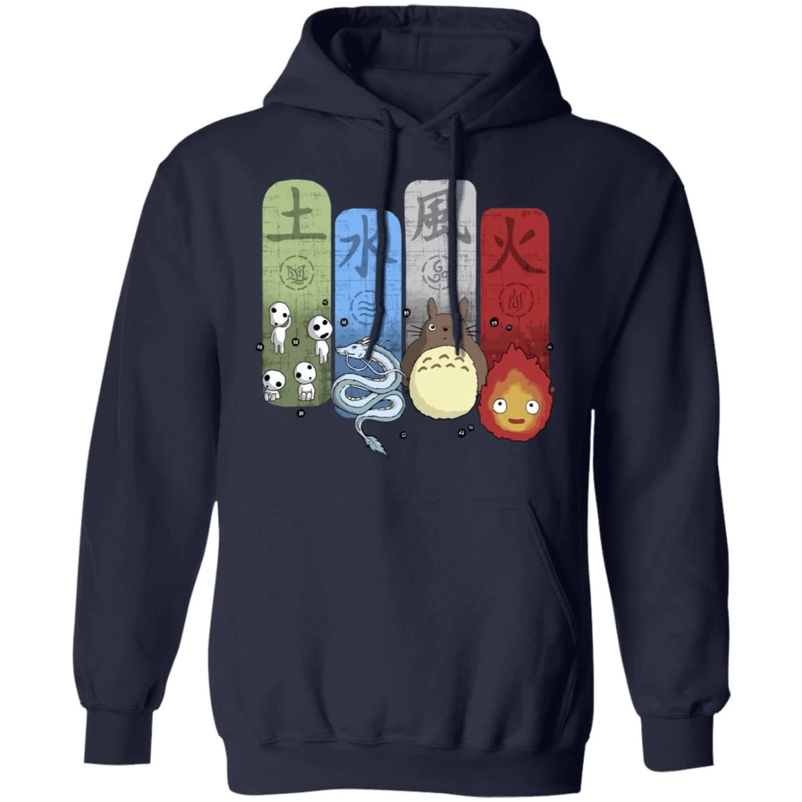 Ghibli Elemental Hoodie Unisex 5 Ghibli Elemental Hoodie Unisex - Image 3