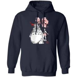 Totoro And The Girls By Sakura Flower Hoodie -Ghibli Shop redirect12052020001240 3