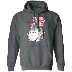 Totoro And The Girls By Sakura Flower Hoodie -Ghibli Shop redirect12052020001240 4