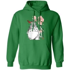 Totoro And The Girls By Sakura Flower Hoodie -Ghibli Shop redirect12052020001240 5 1