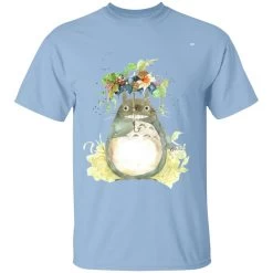 Totoro With Flower Umbrella T Shirt -Ghibli Shop redirect12052020021240