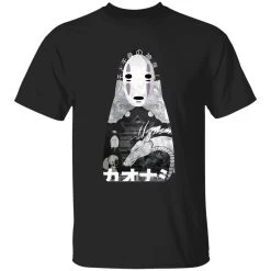 Spirited Away Kaonashi Cutout Black T Shirt -Ghibli Shop redirect12052020031210 2