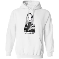 Spirited Away Kaonashi Cutout Black Hoodie