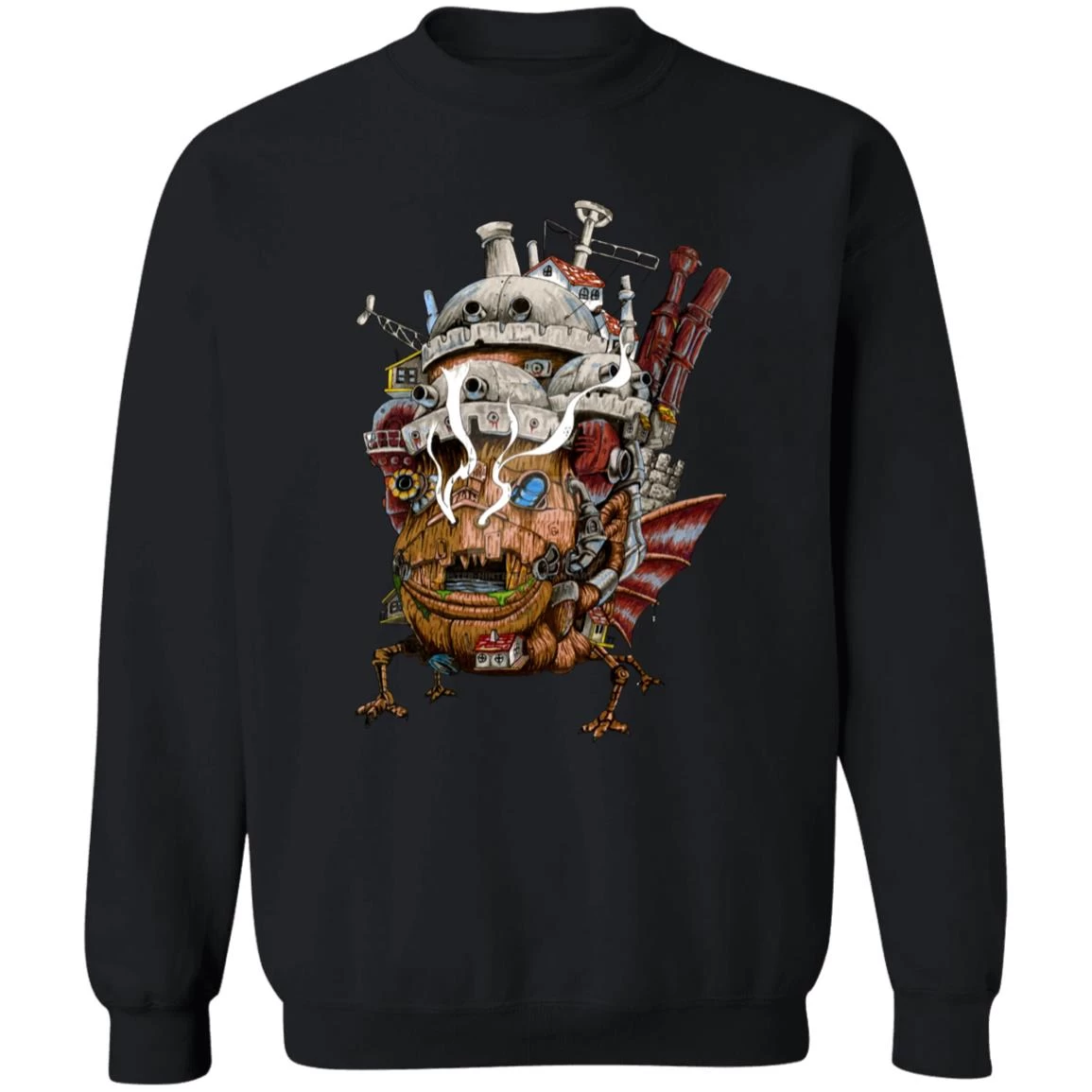 Howl’s Moving Castle – Smoking Sweatshirt 4 Howl’s Moving Castle – Smoking Sweatshirt - Image 2