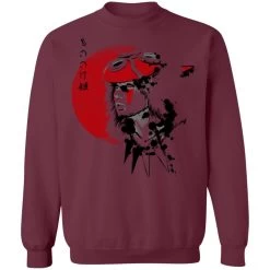 Princess Mononoke And The Red Moon Sweatshirt 21 Princess Mononoke And The Red Moon Sweatshirt -Ghibli Shop redirect12052020061258 3