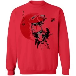 Princess Mononoke And The Red Moon Sweatshirt 23 Princess Mononoke And The Red Moon Sweatshirt -Ghibli Shop redirect12052020061258 5