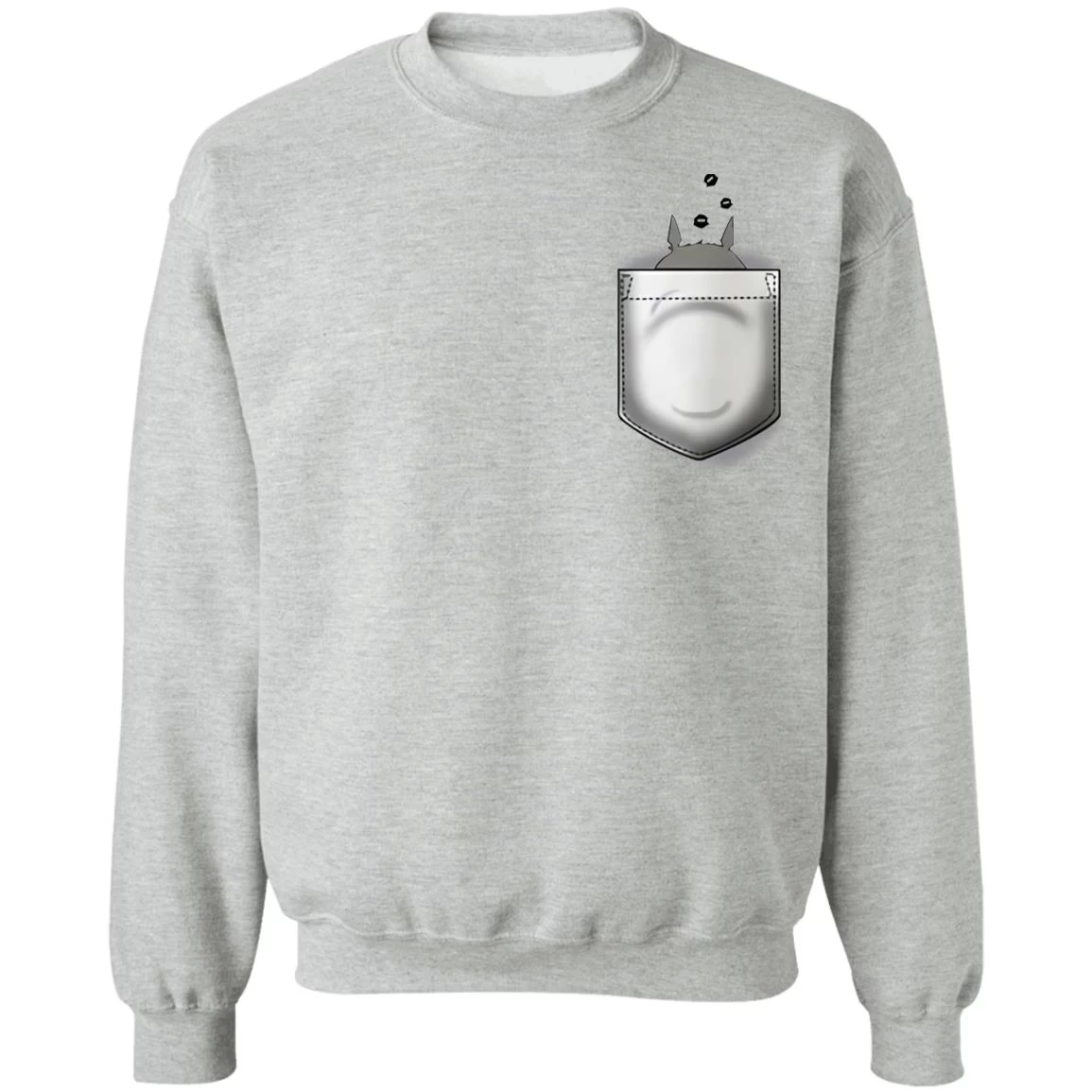 Totoro And Soot Balls In Pocket Sweatshirt 11 Totoro And Soot Balls In Pocket Sweatshirt - Image 9