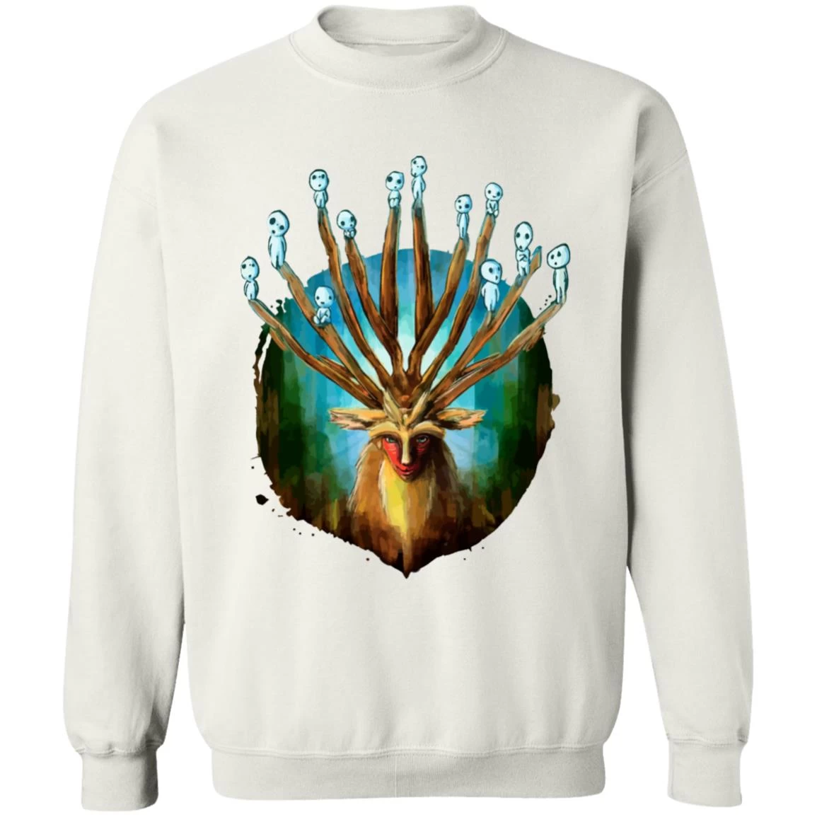 Princess Mononoke – Shishigami And The Tree Spirit Sweatshirt 12 Princess Mononoke – Shishigami And The Tree Spirit Sweatshirt - Image 10