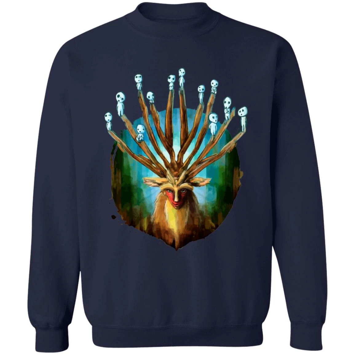 Princess Mononoke – Shishigami And The Tree Spirit Sweatshirt 15 Princess Mononoke – Shishigami And The Tree Spirit Sweatshirt - Image 13