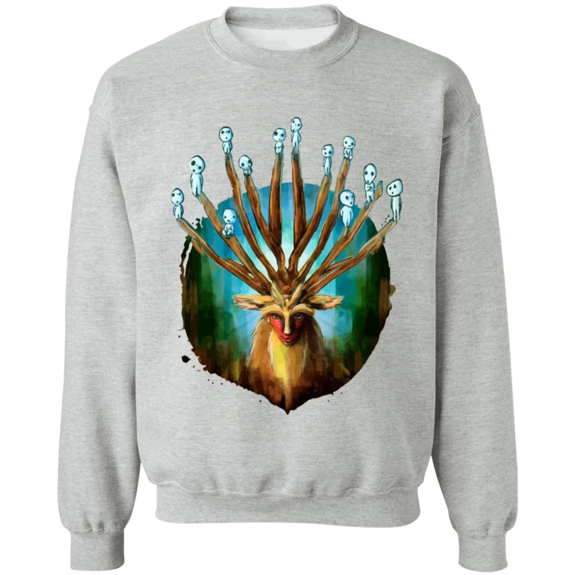 Princess Mononoke – Shishigami And The Tree Spirit Sweatshirt 11 Princess Mononoke – Shishigami And The Tree Spirit Sweatshirt - Image 9