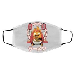 Howl’s Moving Castle – Calcifer Loves Ramen Face Mask
