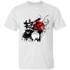 Totoro And Friends By The Red Moon T Shirt -Ghibli Shop redirect12082020091221 1