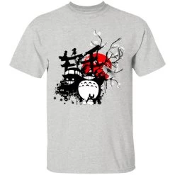 Totoro And Friends By The Red Moon T Shirt -Ghibli Shop redirect12082020091221 2