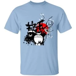 Totoro And Friends By The Red Moon T Shirt -Ghibli Shop redirect12082020091221