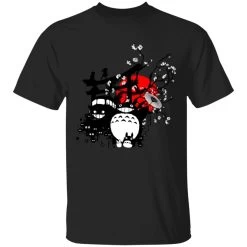 Totoro And Friends By The Red Moon T Shirt -Ghibli Shop redirect12082020091221 3 1