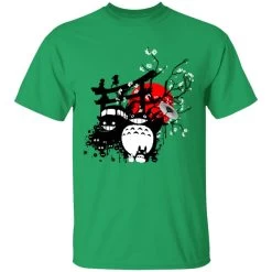 Totoro And Friends By The Red Moon T Shirt -Ghibli Shop redirect12082020091221 4
