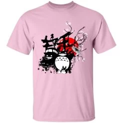 Totoro And Friends By The Red Moon T Shirt -Ghibli Shop redirect12082020091221 5 1