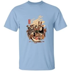 Totoro And No Face Ramen Bath Unisex T Shirt 30 Totoro And No Face Ramen Bath Unisex T Shirt -Ghibli Shop redirect12082020091255