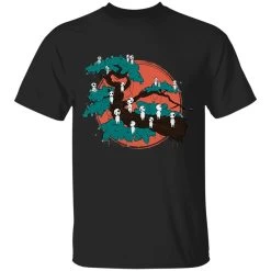 Tree Spirits By The Red Moon T Shirt 32 Tree Spirits By The Red Moon T Shirt -Ghibli Shop redirect12082020161236 2 1
