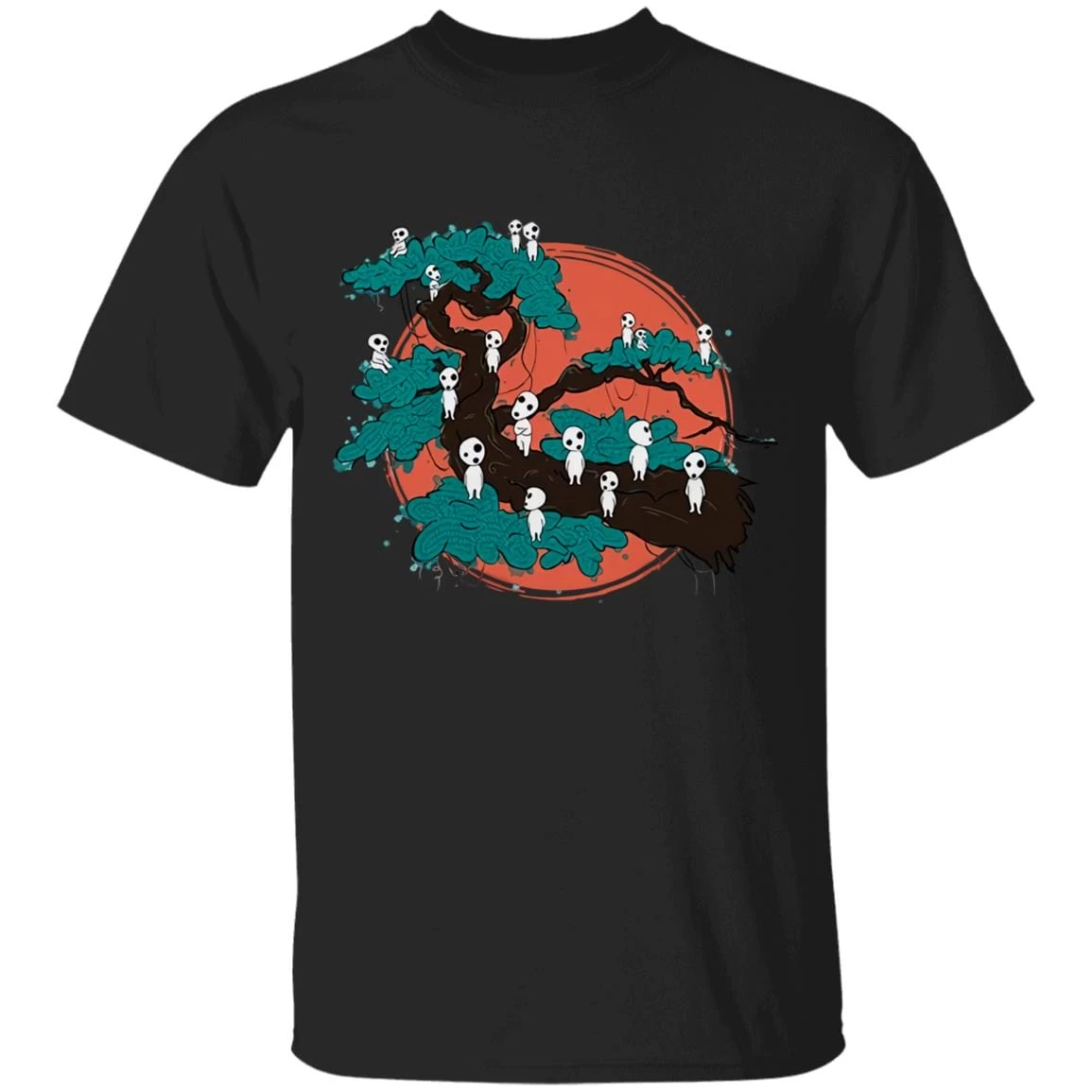 Tree Spirits By The Red Moon T Shirt 4 Tree Spirits By The Red Moon T Shirt - Image 2