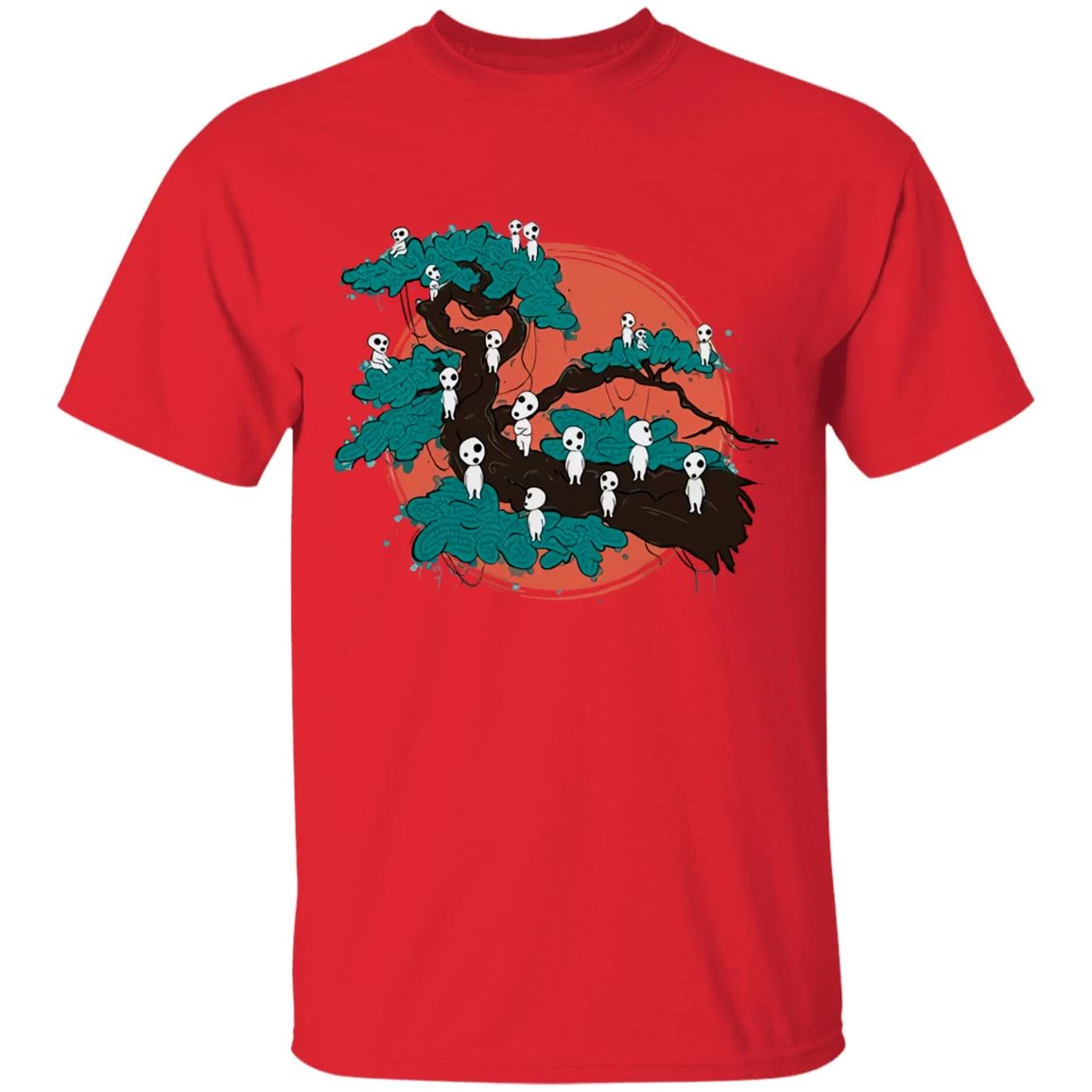 Tree Spirits By The Red Moon T Shirt 10 Tree Spirits By The Red Moon T Shirt - Image 8