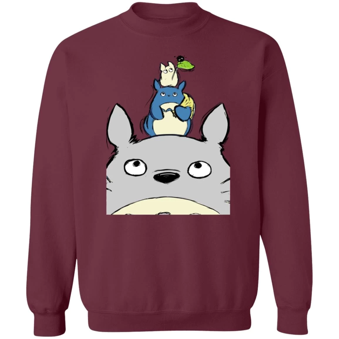 Totoro Family Sweatshirt 14 Totoro Family Sweatshirt - Image 12