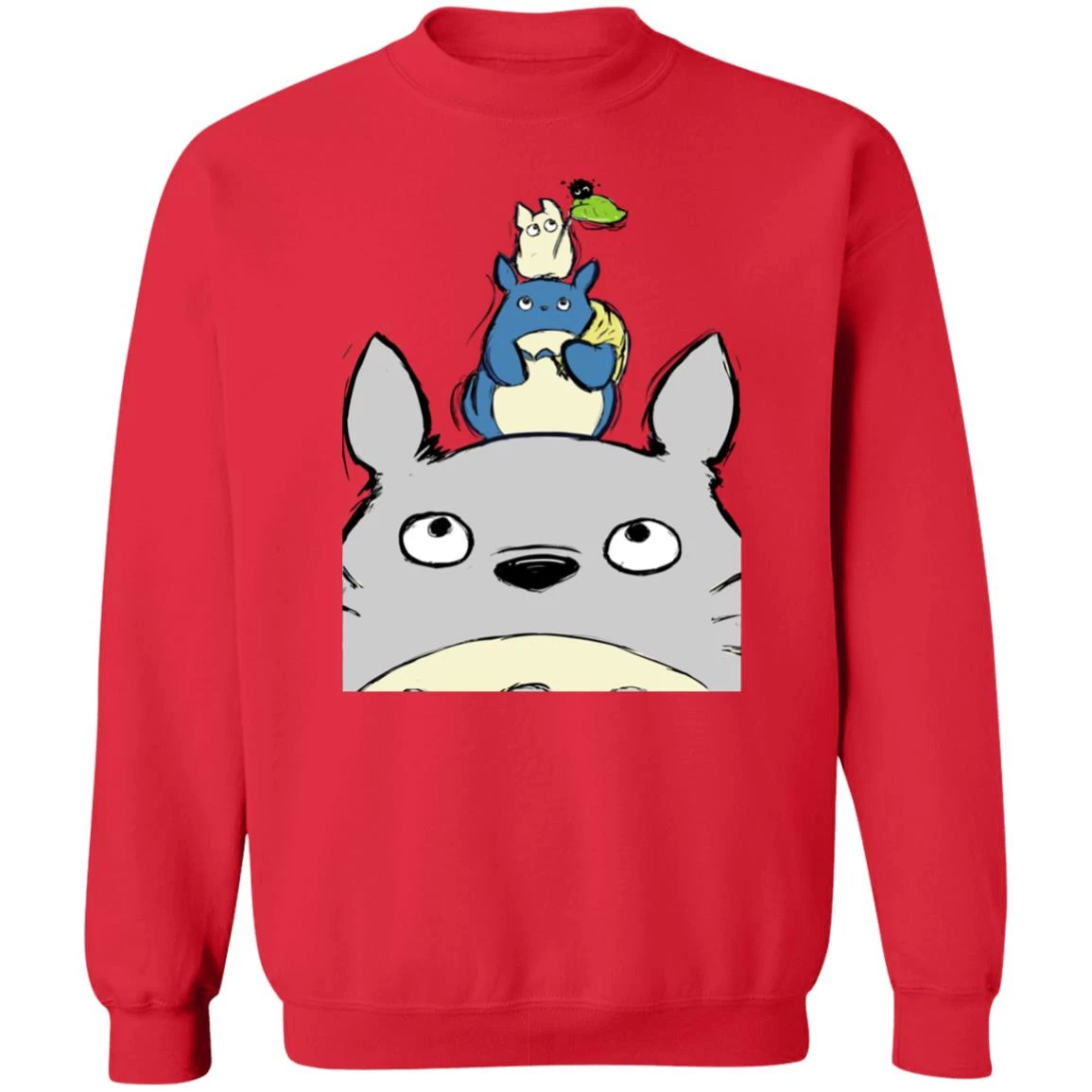 Totoro Family Sweatshirt 7 Totoro Family Sweatshirt - Image 5