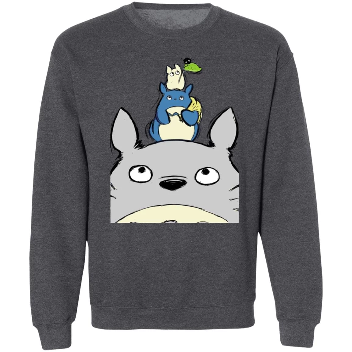 Totoro Family Sweatshirt 8 Totoro Family Sweatshirt - Image 6