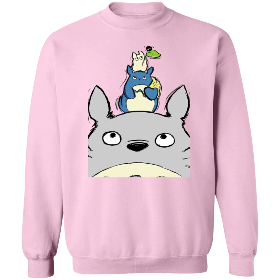 Totoro Family Sweatshirt 10 Totoro Family Sweatshirt - Image 8