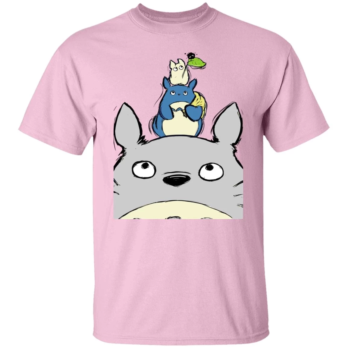 Totoro Family T Shirt 6 Totoro Family T Shirt - Image 4
