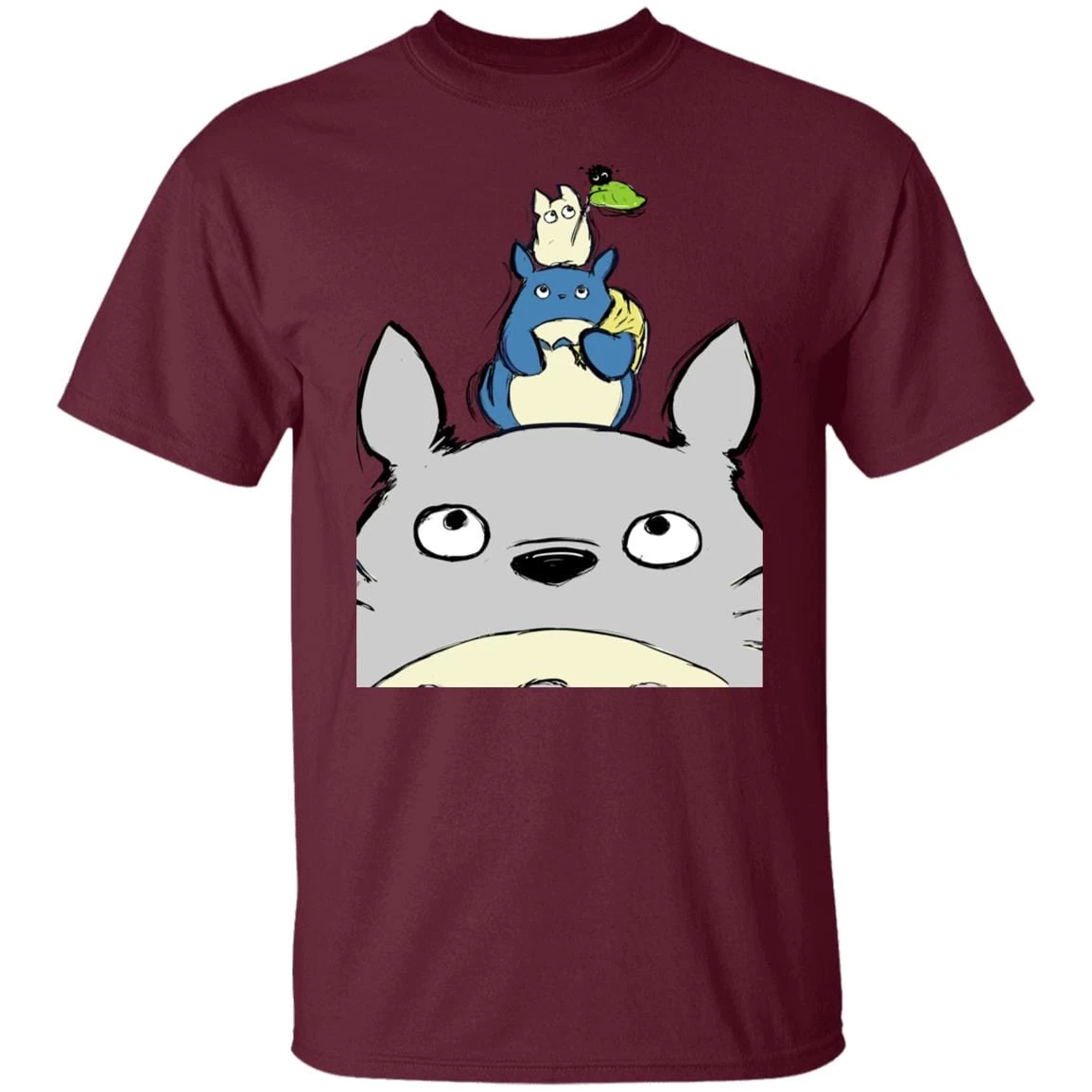 Totoro Family T Shirt 7 Totoro Family T Shirt - Image 5