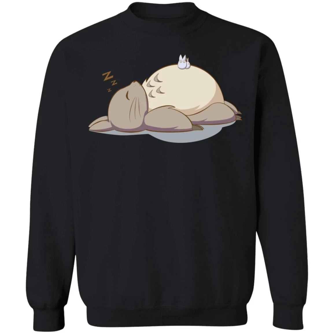 Sleeping Totoro Sweatshirt 4 Sleeping Totoro Sweatshirt - Image 2
