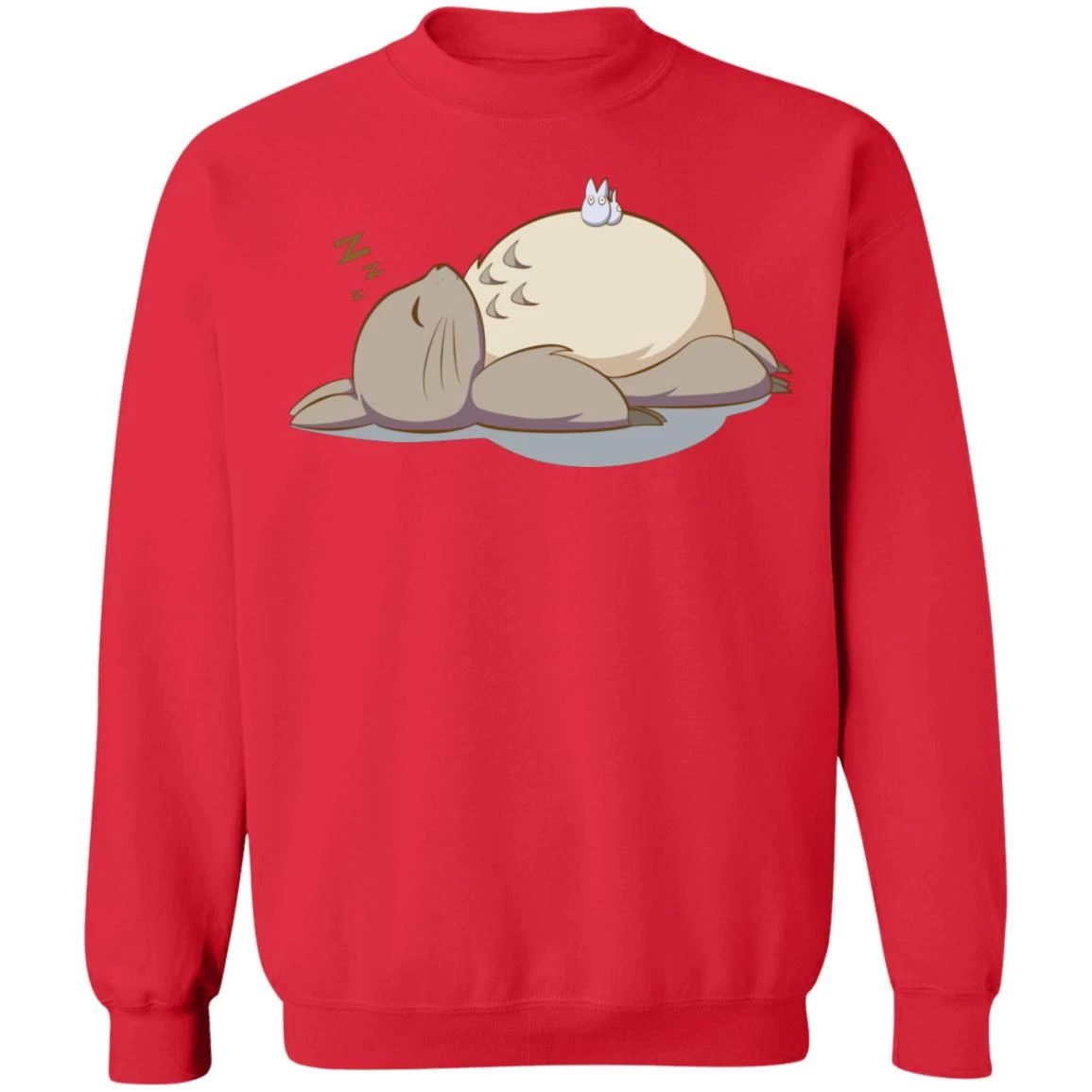 Sleeping Totoro Sweatshirt 7 Sleeping Totoro Sweatshirt - Image 5
