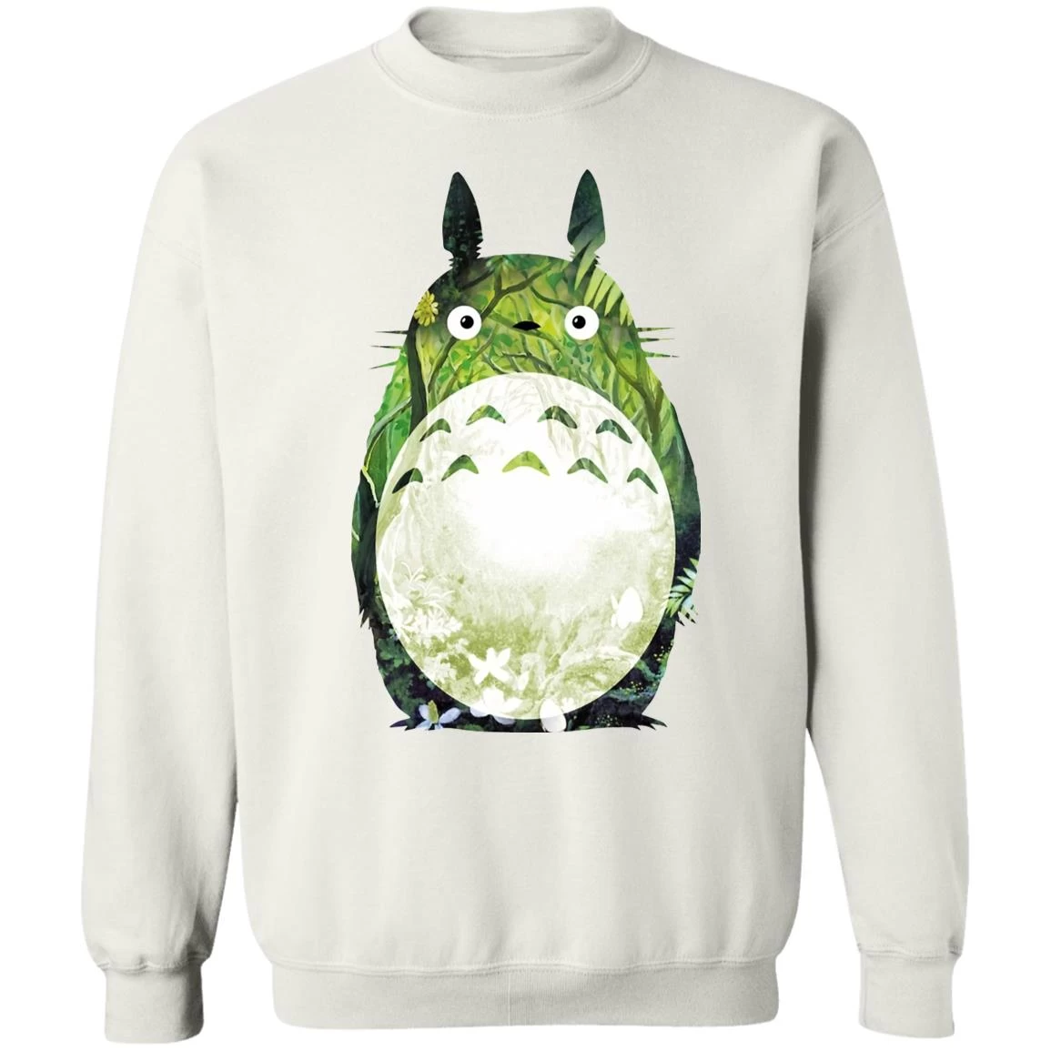 The Green Totoro Sweatshirt 4 The Green Totoro Sweatshirt - Image 2