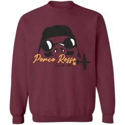 Porco Rosso Logo Sweatshirt Unisex -Ghibli Shop redirect12102020031246 3