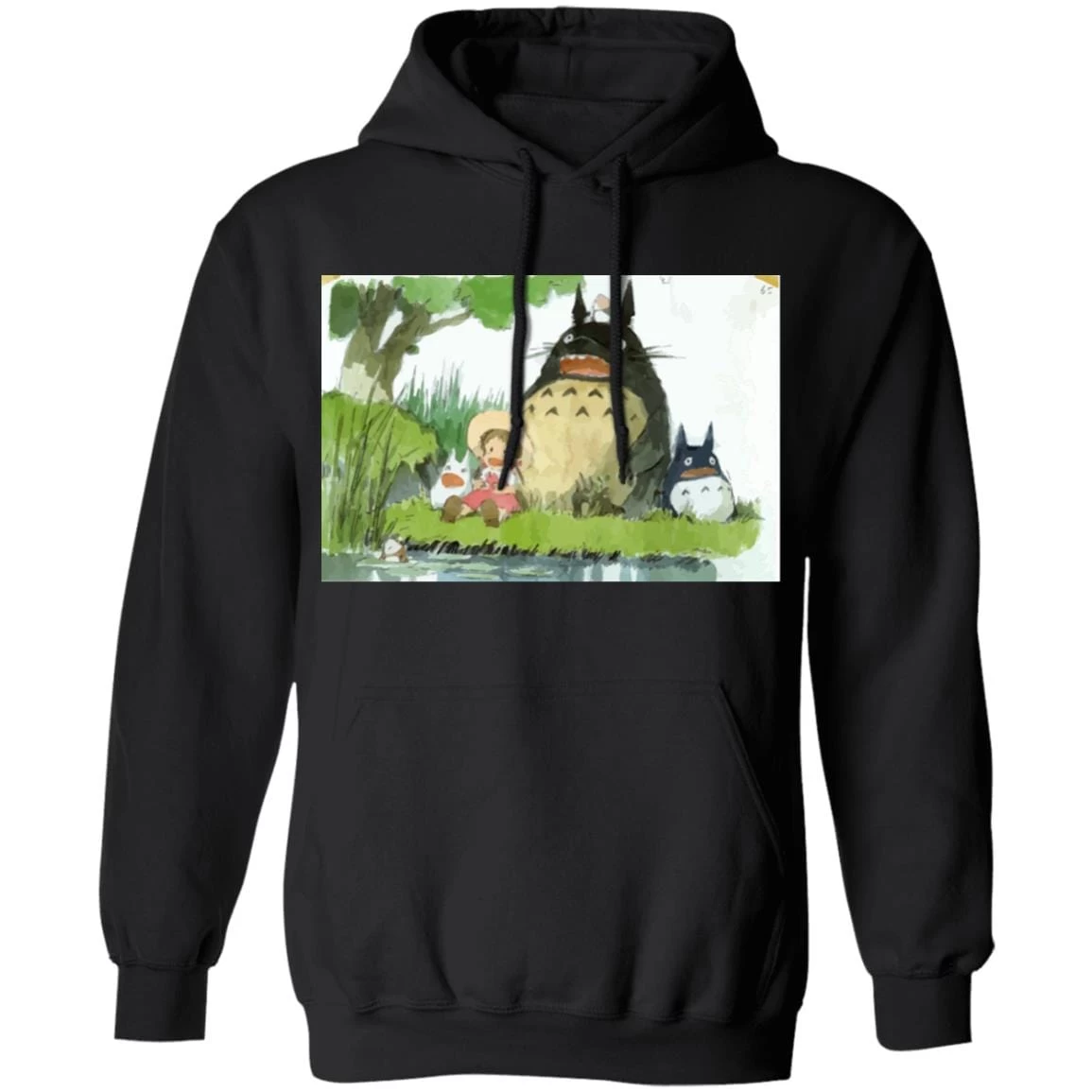 My Neighbor Totoro Picnic Fanart Hoodie Unisex 4 My Neighbor Totoro Picnic Fanart Hoodie Unisex - Image 2