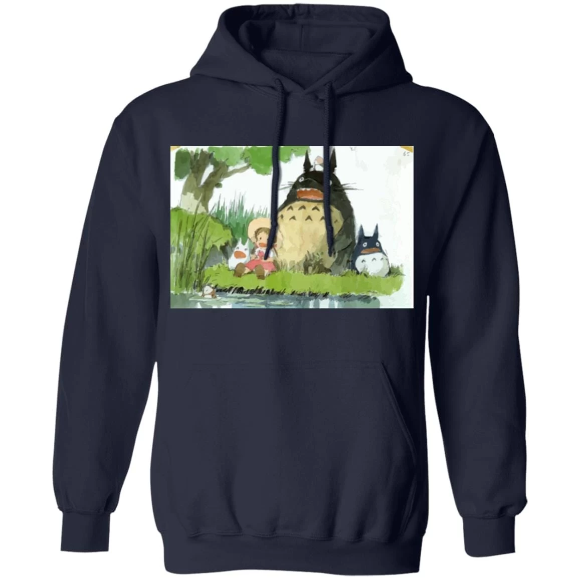 My Neighbor Totoro Picnic Fanart Hoodie Unisex 5 My Neighbor Totoro Picnic Fanart Hoodie Unisex - Image 3