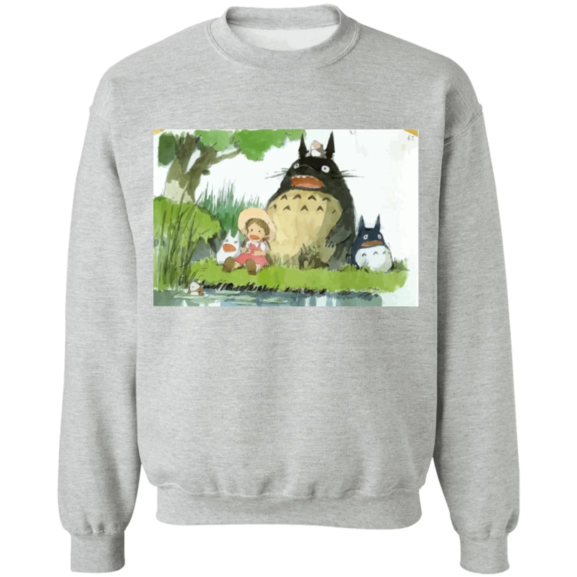 My Neighbor Totoro Picnic Fanart Sweatshirt Unisex 11 My Neighbor Totoro Picnic Fanart Sweatshirt Unisex - Image 9