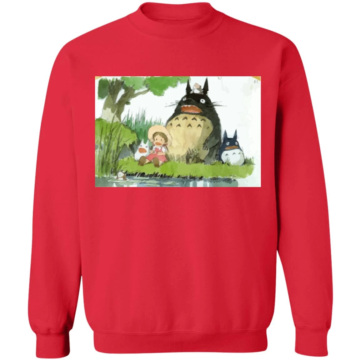 My Neighbor Totoro Picnic Fanart Sweatshirt Unisex 7 My Neighbor Totoro Picnic Fanart Sweatshirt Unisex - Image 5