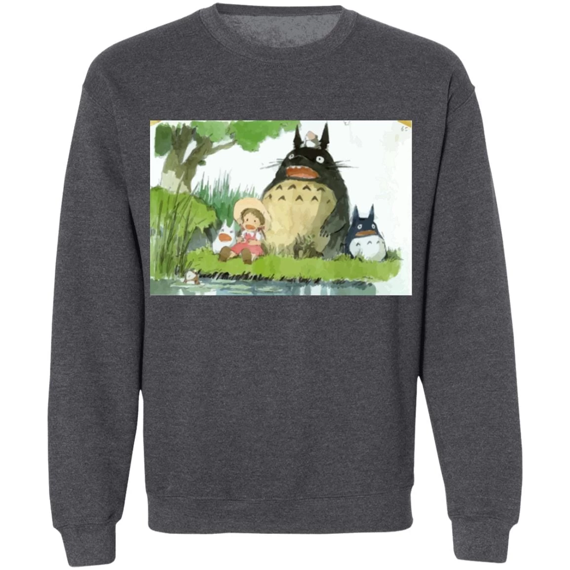 My Neighbor Totoro Picnic Fanart Sweatshirt Unisex 8 My Neighbor Totoro Picnic Fanart Sweatshirt Unisex - Image 6