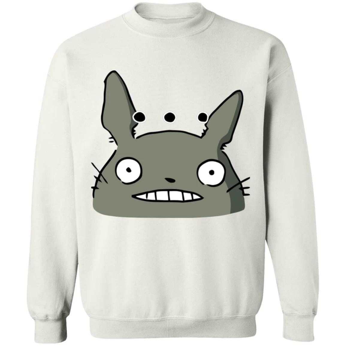 Totoro Poker Face Sweatshirt Unisex 12 Totoro Poker Face Sweatshirt Unisex - Image 10
