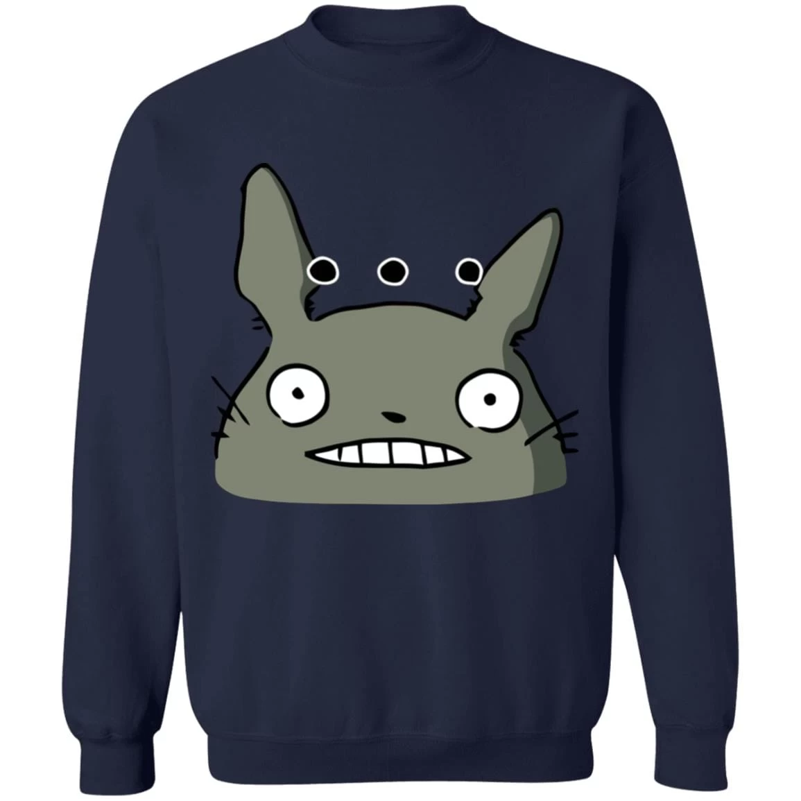 Totoro Poker Face Sweatshirt Unisex 15 Totoro Poker Face Sweatshirt Unisex - Image 13