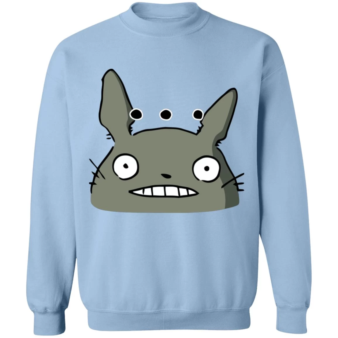 Totoro Poker Face Sweatshirt Unisex 9 Totoro Poker Face Sweatshirt Unisex - Image 7