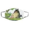 My Neighbor Totoro Picnic Fanart Face Mask -Ghibli Shop redirect12102020051250