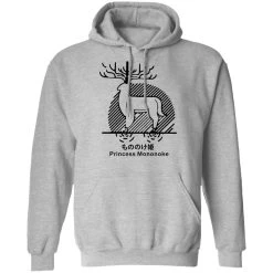 Princess Mononoke – Shishigami Line Art Hoodie Unisex -Ghibli Shop redirect12102020061211