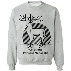 Princess Mononoke – Shishigami Line Art Sweatshirt Unisex -Ghibli Shop redirect12102020061228