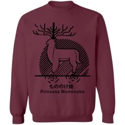 Princess Mononoke – Shishigami Line Art Sweatshirt Unisex -Ghibli Shop redirect12102020061228 3