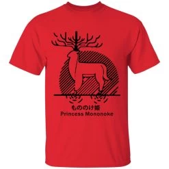 Princess Mononoke – Shishigami Line Art T Shirt Unisex -Ghibli Shop redirect12102020061247 11