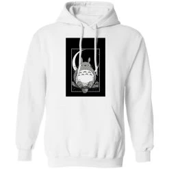 My Neighbor Totoro By The Moon Black & White Hoodie Unisex -Ghibli Shop redirect12102020081203 1 1