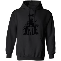 Studio Ghibli Black & White Art Compilation Hoodie Unisex -Ghibli Shop redirect12102020081214 2